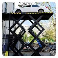 Nouvelles tables élévatrices hydrauliques de qualité supérieure, haute performance, plateformes élévatrices à ciseaux fixes, 5 m et 6 m