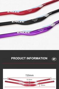 Manillar de bicicleta de aleación de <span class=keywords><strong>aluminio</strong></span> de 31,8*720/780mm, manillar de bicicleta de montaña y <span class=keywords><strong>carretera</strong></span> - Product Image 4