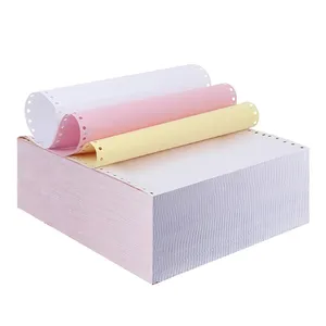 Factory supply ncr carbonless copy paper 48~80gsm paper custom 1-3ply printing secret payslip envelope carbonless paper