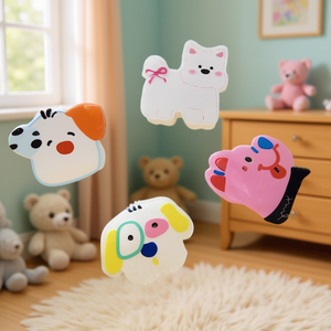 Fermagli per capelli Nini Puppy da 7 cm con design a cartoni animati per bambini e donne - Product Image 2