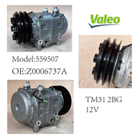 Compresseur Valeo TM31 100% Neuf et Authentique, Référence OE: Z0006737A, Corps 12V 2BG 156mm, Pompe de Refroidissement Premium pour Climatisation de Bus Haut de Gamme