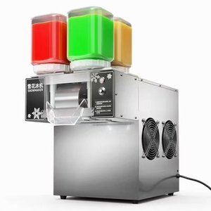 Commercial Automated Table Top Snowflake Machine 4 Flavors Yogurt Soft Serve Ice Machine - Product Image 1