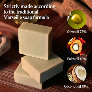 Savon artisanal de <span class=keywords><strong>Marseille</strong></span> à l'<span class=keywords><strong>huile</strong></span> <span class=keywords><strong>d</strong></span>'<span class=keywords><strong>olive</strong></span> pressée à froid, aux huiles végétales, doux et nourrissant, pour le nettoyage du visage et le bain, idéal pour l'hiver - Product Image 2