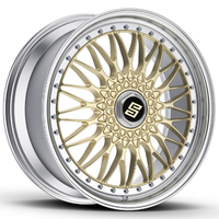 Nouvelles jantes en alliage forgé de qualité supérieure, 2 pièces, 18-24 pouces, 5x112 5x114.3, chrome, jantes à rebord profond pour Audi A4 A6 Mercedes C E