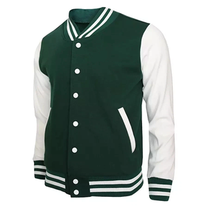 Veste universitaire de haute qualité avec col, poignets et ourlet côtelés – Vêtement d'extérieur premium pour les marchés de la mode et des loisirs sportifs - Product Image 5
