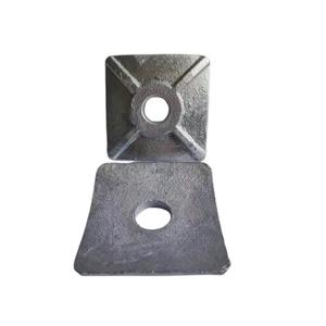 Service de fonderie de métaux fonte grise moulage au sable fonte pièces de moulage au sable pôle ligne matériel rondelle carrée - Product Image 2