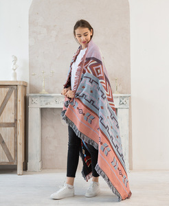 Tapisserie murale de style ethnique <span class=keywords><strong>Kilim</strong></span>, décoration personnalisée pour la maison, couverture tissée de haute qualité - Product Image 5