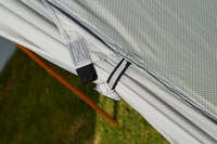 Tente ultralégère pyramide tipi en tissu nylon ripstop enduit de silicone 20D