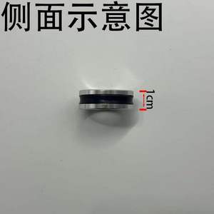 Anneau de traction pour ligne de pêche Ztc534, tendeur antidérapant en alliage d'aluminium pour la fixation des nœuds et la protection des mains, orange et argent - Product Image 3