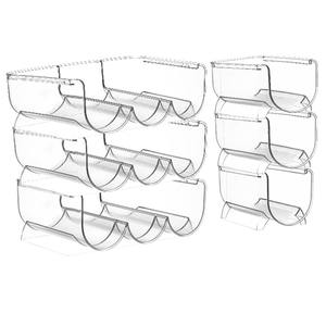 Soporte para botellas de agua apilable PET de una sola capa, gran oferta, estante para bandeja de vino tinto - Product Image 6