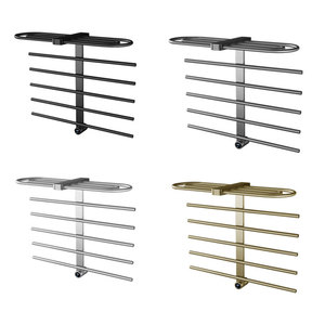 Toallero Eléctrico de Pared de Acero Inoxidable, 6 Niveles, Calefactado, Moderno, para Baño - Product Image 3