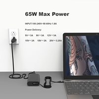 Grosir Pabrik 20V 65W USB-C Notebook pintar PD Charger OVP tipe-c Power Adapter untuk HP laptop Notebook kompatibel