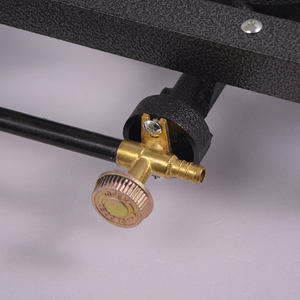 C02B Poêle à flamme <span class=keywords><strong>en</strong></span> acier à <span class=keywords><strong>angle</strong></span> <span class=keywords><strong>de</strong></span> table <span class=keywords><strong>de</strong></span> <span class=keywords><strong>cuisson</strong></span> à gaz <span class=keywords><strong>en</strong></span> fonte à 2 brûleurs pour le camping Classe énergétique pour l'extérieur Hôtel Ménage - Product Image 5