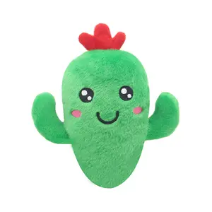 Wholesale Cute Dog Plush Toys Fruits Shape Dog Squeaky Toy