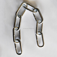 Cadena de Metal para Herrajes de Amarre, Estándar Australiano, Cadena de Eslabones Cortos/Medios/Largos, Cadena de Eslabones Soldados Galvanizados en Venta