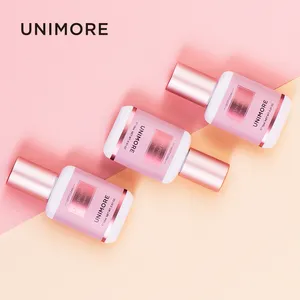 Unimore-Unión de pestañas de doble cara, proteína Rosa primer y sellador, cepillo de extensión de pestañas, pegamento rosa, negro, botellas de imprimación de pestañas