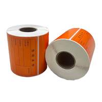 Étiquette code-barres thermique directe 58x40mm avec revêtement supérieur