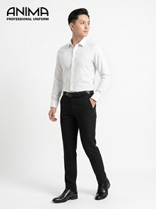 เสื้อเชิ้ตผู้ชายขายส่งจำนวนมาก ผลิตจากใยไผ่ 50% และไมโครไฟเบอร์ 50% ยืดหยุ่นสูง ไม่ยับง่าย ดีไซน์ทันสมัย เหมาะสำหรับงานปาร์ตี้ แขนยาว - Product Image 3