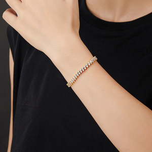 S925 silver <b>rainbow</b> tennis <b>bracelet</b> oval multicolor sapphire claw setting classic women's everyday wear - Product Image 2