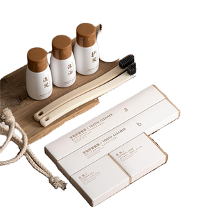 Ensemble d'articles de toilette d'hôtel biodégradables de luxe 5 étoiles, écologiques, jetables, légers, avec logo personnalisé, bienfaits hydratants - Product Image 1