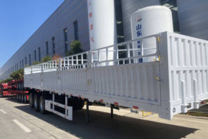 Semi-remorque à ridelles robuste pour transport de marchandises, 3 ou 4 essieux, capacité 60-80 tonnes, nouvelle de fabricant, modèle Vehicle Master, à vendre - Product Image 5
