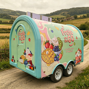 Innovative Coffee Trailer Stainless Steel Ice Cream Food Truck DOT Certified Burger Mobile Kitchen - Product Image 5