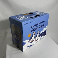 Emballage personnalisé pour boissons en boîte de conserve de 12 paquets de 355 ml (12 oz) avec impression intégrale, boîte en papier pour le transport
