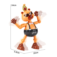 AJB Nouveau Jouet Robot en Plastique à Remonter, Design Animal, Amusant, Mini, Dansant et Balançant