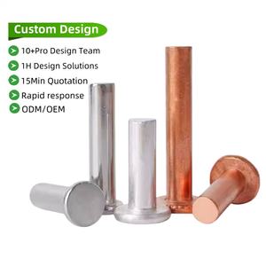 Toptan HonTai DIN Standart Pan Başlı Dökme Alüminyum Çelik Perçinler Desenli Premium Kalite Sınıf 4.8 - Product Image 1