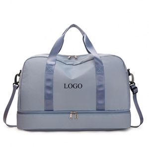 Sac de voyage et de sport grande capacité, étanche, pour tapis de yoga, avec compartiment à chaussures, personnalisable avec logo - Product Image 2