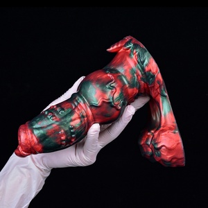Dildo para Perros NNSX con Testículos Grandes, Pene Artificial de Animal para Estimulación Vaginal, Clítoris y Punto G, Juguetes Sexuales para Mujeres - Product Image 6