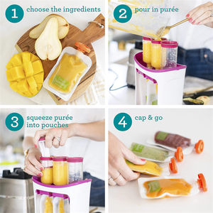 ODM Vente en gros Presse <span class=keywords><strong>manuel</strong></span> en plastique sans BPA, durable, pour fruits et légumes, avec sac de rangement, pour jus et purée maison - Product Image 3
