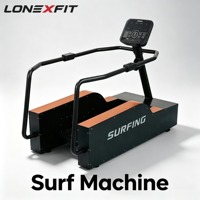 Machine de surf électrique commerciale, entraîneur d'équilibre, équipement de gym pour la stabilité du tronc et l'entraînement cardio excentrique