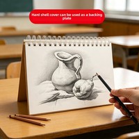 Bloc de Dibujo de Formato A3/A4/8K para Estudiantes de Arte y Niños, Papel Grueso para Acuarela y Lápices de Colores, Hecho en China
