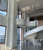 VIKO Spirale Escalier LED Escalier Qualité Blanc Ardoise Escalier En Colimaçon