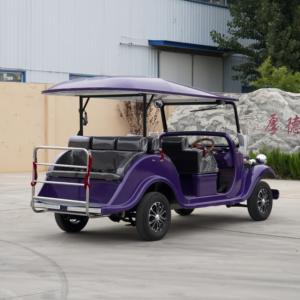 Voiturette de golf électrique vintage classique DZY personnalisée, 14 places, qualité supérieure, <span class=keywords><strong>alternateur</strong></span> métallique 4000W 72V, vente en gros - Product Image 5