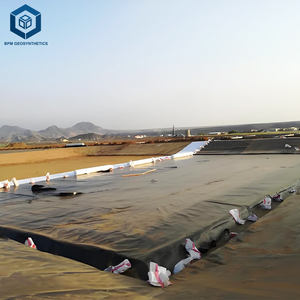 Équipe d'installation de géomembrane à double texture de 2,0 mm sur le chantier de construction du Qatar, vol depuis la Chine, soudage sur site 24h/24, échantillons gratuits - Product Image 4