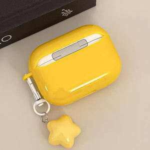 Coque transparente souple compatible avec les écouteurs sans fil AirPods 4, jaune gelée, pour les générations 2/3 Pro 2 - Product Image 2