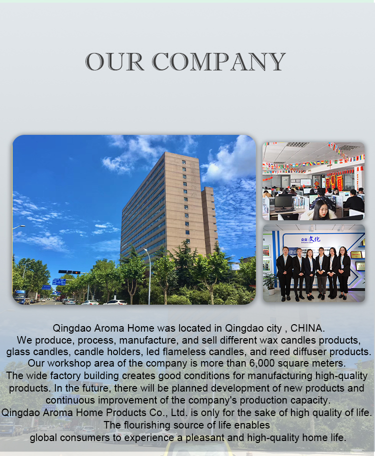 AROMA HOME Wholesale Handmade Dried Flower Car Home Fragrance Scented Soy Wax Tablets Candle 11