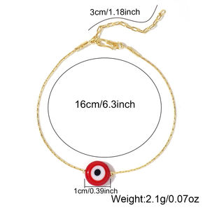 Go2boho nazar bilezik koruyucu Charm takı renkli cam gözler, şanslı muska kadınlar için - Product Image 5