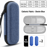 Sac isotherme portable imperméable en EVA rigide pour insuline, étui de voyage pour stylo à insuline pour diabétiques, boîte pour stylo à insuline IC-008, 20*7*5CM