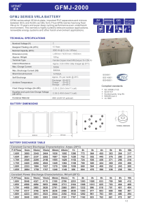Batterie gel solaire à cycle profond au plomb longue durée 2V2000AH Telecom Outdoor UPS EPS Power Systems New Energy Consumer Electronics - Product Image 2