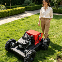 Tondeuse robotisée compacte télécommandée pour usage agricole et commercial, avec lame de coupe pour herbe, simple d'utilisation, prix compétitif