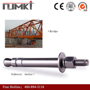 Eta phê duyệt njmkt cường độ cao chống ăn mòn Undercut bu lông Neo cho bê tông bảng đá - Product Image 5