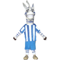 Mascotte animale en peluche personnalisée Ciel Bleu pour Halloween, activités scolaires, adultes unisexe