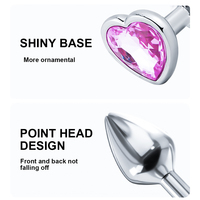 TMM Jouet Sexuel de Luxe en Acier au Design Bijou, Plug Anal pour Stimulation Vaginale, pour Débutants, Adultes, Unisexe, Femmes et Hommes, Couples