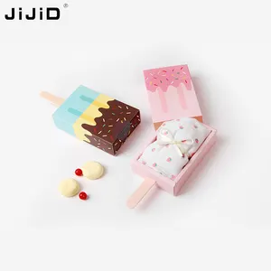 JijiD 공장 도매 식품 학년 맞춤형 아이스크림 긴 종이 상자 밀크 초콜릿 케이크 아이스 캔디 포장 서랍 종이 상자