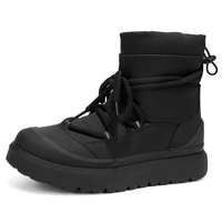 Chaussures d'hiver rétro pour hommes, mocassins à plateforme à lacets, dessus en cuir de vache véritable, maille respirante, coussin antidérapant, augmentant la taille