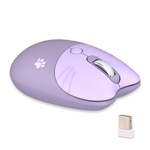 Mini mouse cute cat 1000 1200 1600 DPI USB laptop desktop optical 2.4G mouse wireless tastiera mouse - Product Image 6