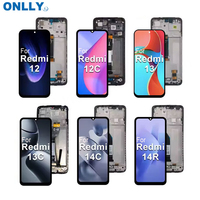 Écrans LCD de téléphone portable d'origine pour Xiaomi Redmi 15C 4G 5G 14C 4G 13C 5G 12C 10C 9C Remplacement d'écran avec cadre Pièce de réparation